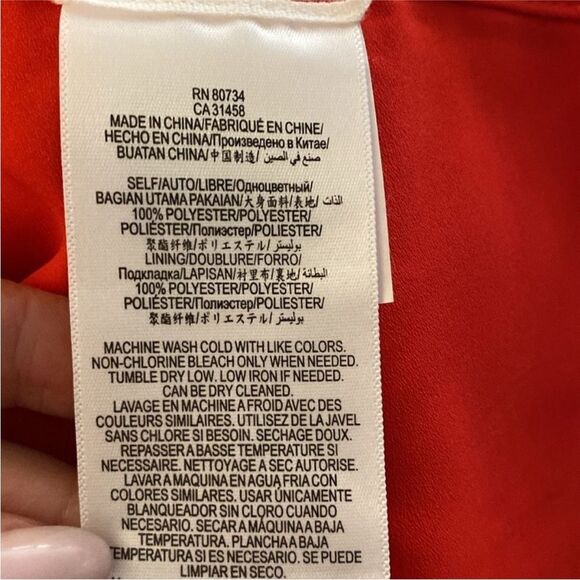 Bcbg Maxazria Elegant Red Halter Top, XXS - Picture 11 of 11